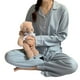 thumbnail image 2 of Conjunto de pijama para mujer, 2 piezas, ropa de descanso, manga larga, pantalones superiores, ropa para otoño, azul, XL, 2 of 13