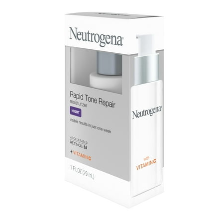 Neutrogena Rapid Tone Night Cream, Retinol, Hyaluronic Acid, 1 fl. oz