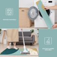 thumbnail image 6 of Teal Gold Splash Marble Kitchen Rugs Sets Of 3,Kitchen Runner Rugs Non Skid Washable,Decorative Kitchen Floor Mats for Kitchen,Sink,Laundry,17"x30"+ 17"x47" + 17"x59", 6 of 6