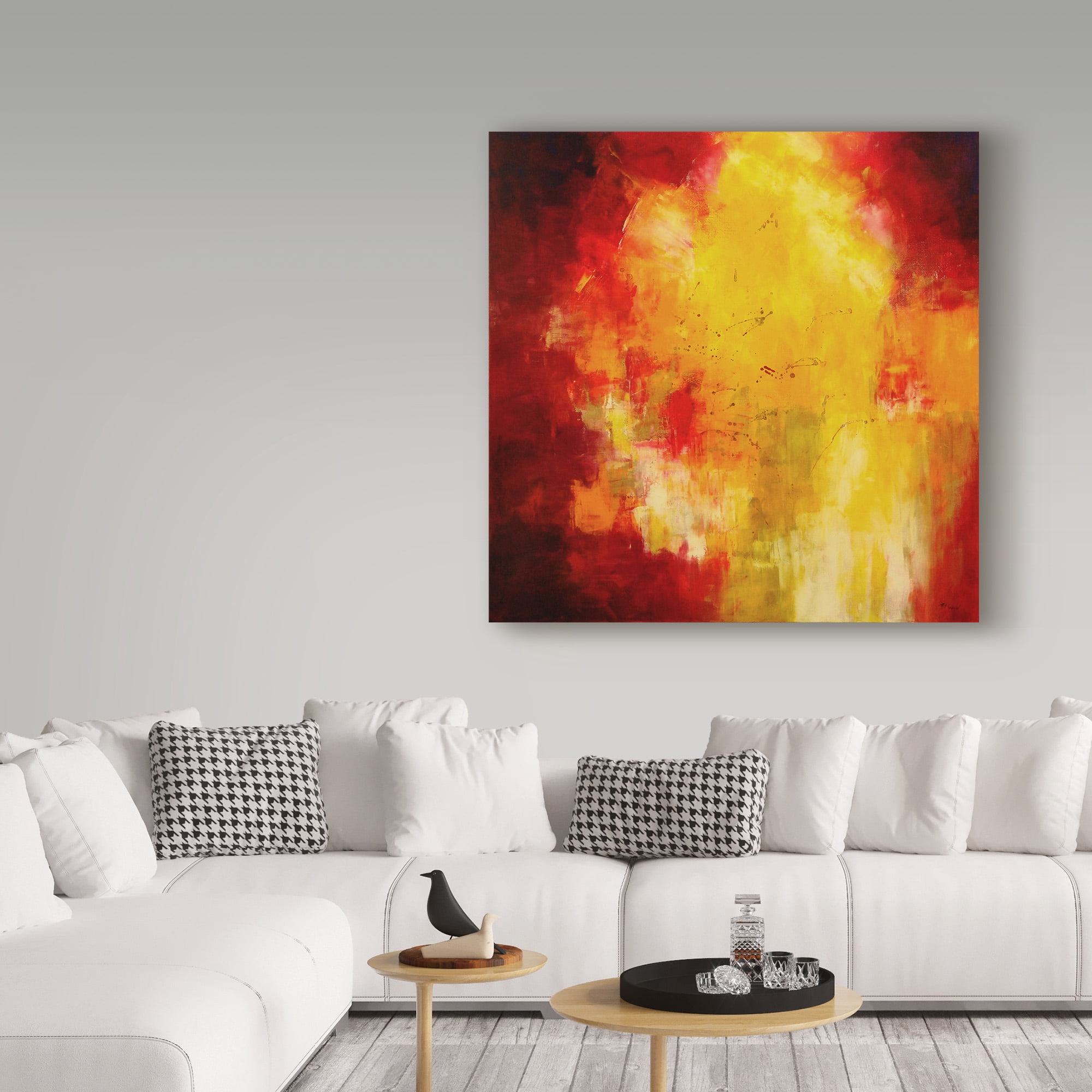 Trademark Fine Art 'Love Yourself Abstract' Canvas Art by Aleta Pippin