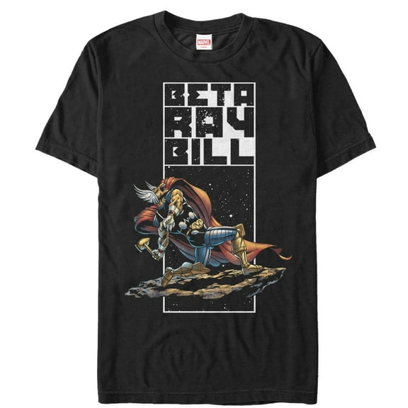 Men's Marvel Beta Ray Bill Space Graphic Tee Black Large