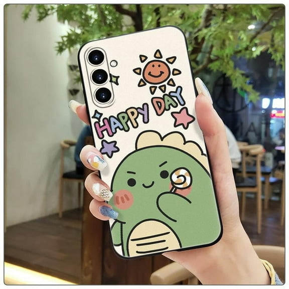 HBH-Phone Case For Samsung Galaxy A15, protective Cover Dirt-resistant Fashion Design Waterproof Cute Soft case Durable Shockproof Anti-knock Cartoon Silicone Back Cover TPU Full wrap