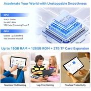 2026 Android 16 AI Tablets 10 Inch, Electronics Tablets with Keyboard, 18GB RAM 128GB ROM /2TB TF, Gemini AI 2 in 1 Tablet with Pen, 6000mAh, 1080P, BT5.0, GPS, OTG, Suitable for Study and Office