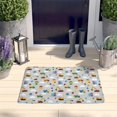 thumbnail image 2 of Cartoon Construction Vehicles Houses Flannel Non Slip Door Rugs,Washable Door Mats Indoor,Decorative Door Mats,Dirt-Resistant and Absorbent Doormat for Entrance,Bedroom,Kitchen,Bathroom,31.5"x17", 2 of 4
