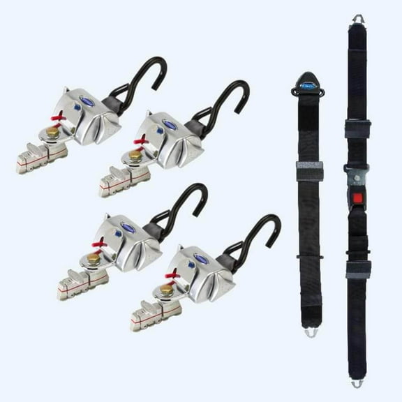 QRT Deluxe Retractors with Manual Lap & Shoulder Belt | Q-8100-A-L