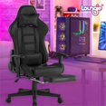 thumbnail image 2 of Posh Living Mari Faux Leather Game Chair Black, 2 of 9