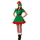 thumbnail image 1 of Conjunto de ropa de elfo verde para mujer y niña, disfraz de Papá Noel para fiesta familiar, Halloween y Año Nuevo, novedad de 2024, 1 of 6
