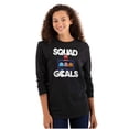 thumbnail image 3 of PACMAN Ghosts Squad Goals BFF Besties Long Sleeve TShirt Men Women Brisco Brands S, 3 of 6