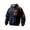 Navy, variant on Yiaimeir Mens Casual Pullover Hoodie with Zippered Chest Pocket and Patchwork Design Long Sleeve Warm Sweatshirt for Outdoor Activities