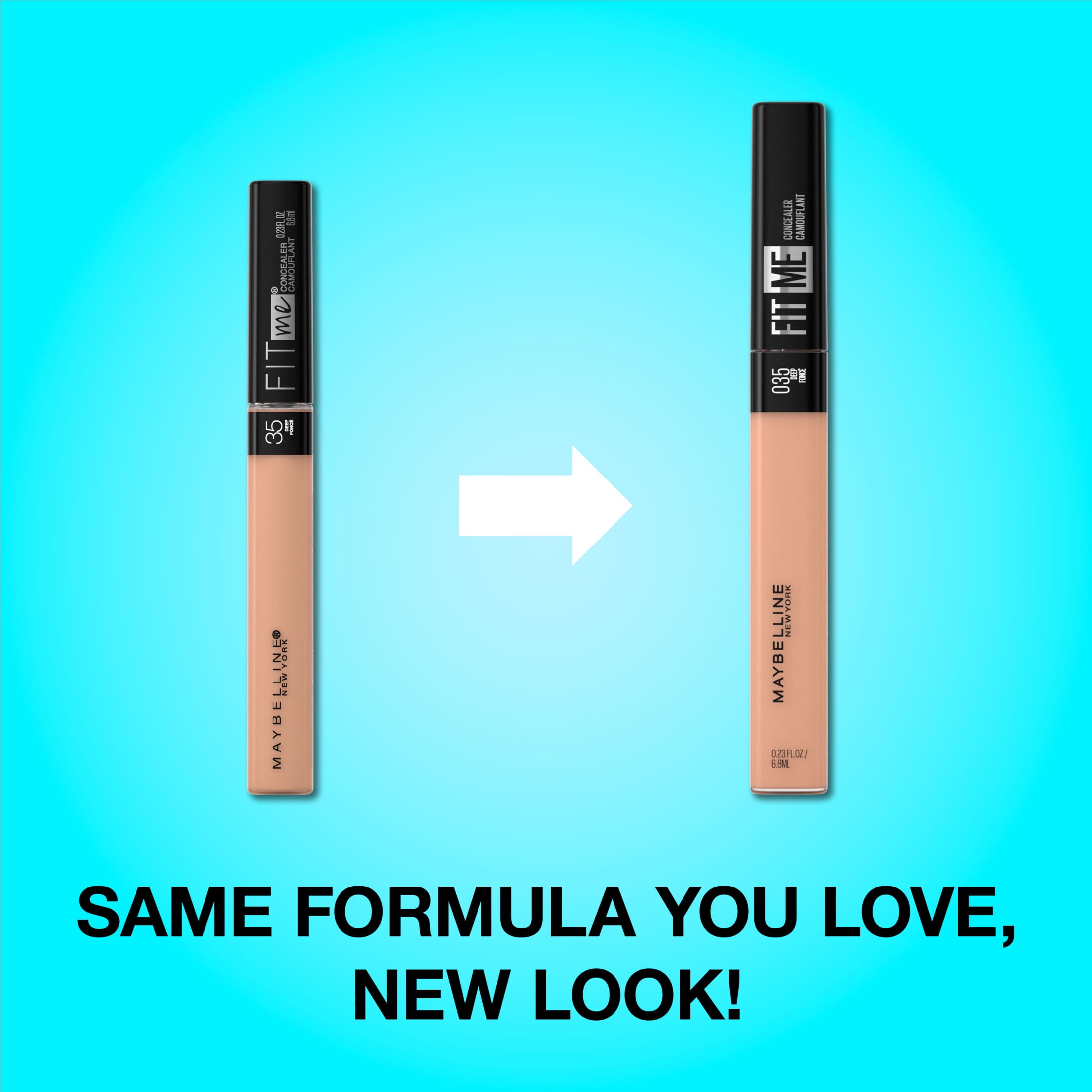 Maybelline New York Fit Me Liquid Concealer, Natural Coverage, Caramel, 0.23 fl oz