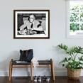thumbnail image 3 of Art.com President Franklin Roosevelt Warns the Nation About German Provocations Photo, Brown Frame Wall Art, 40" x 32", 3 of 5