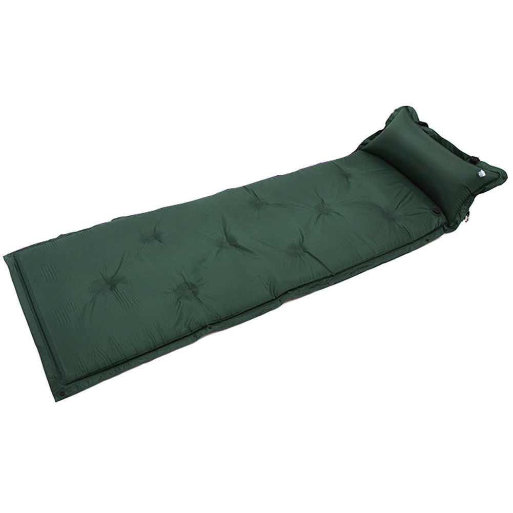 Outdoor CampingSingle Self Inflating Camping Roll Mat/Pad 186X60X2.5cm,Green