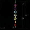 thumbnail image 5 of JZROCKER Chakra Dream Catcher with 40mm Crystal Chandelier Ball Prisms Suncatcher Handmade Rainbow Fengshui Wall Car Pendant, 5 of 13