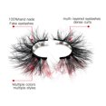 thumbnail image 6 of Vibrant Colored False Eyelashes 5-Pair Set Lightweight Soft Material For Parties Halloween Stage, 6 of 7