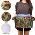 thumbnail image 3 of Yayeee Canvas Storage Basket with Handles for Shelves Fabric Bins Closet Organizer, Floral Mushroom, 3 of 8