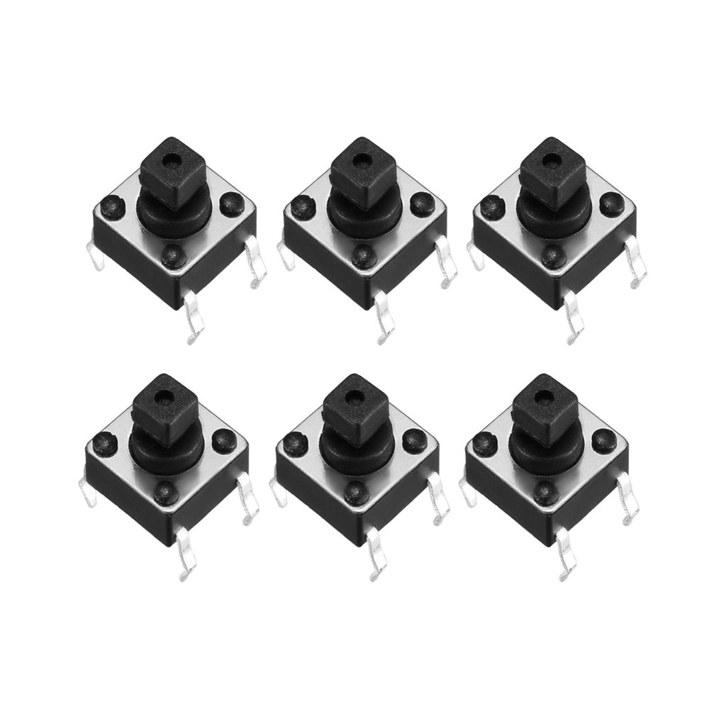 6x6x7.3mm Panel Momentary 4Pin PCB DIP Tact Push Button Switch 50PCS