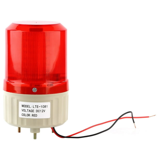 Flash Warning Light,DC 12V Flash Rotary Rotary Warning Light Alarm Warning Light Elevate Your