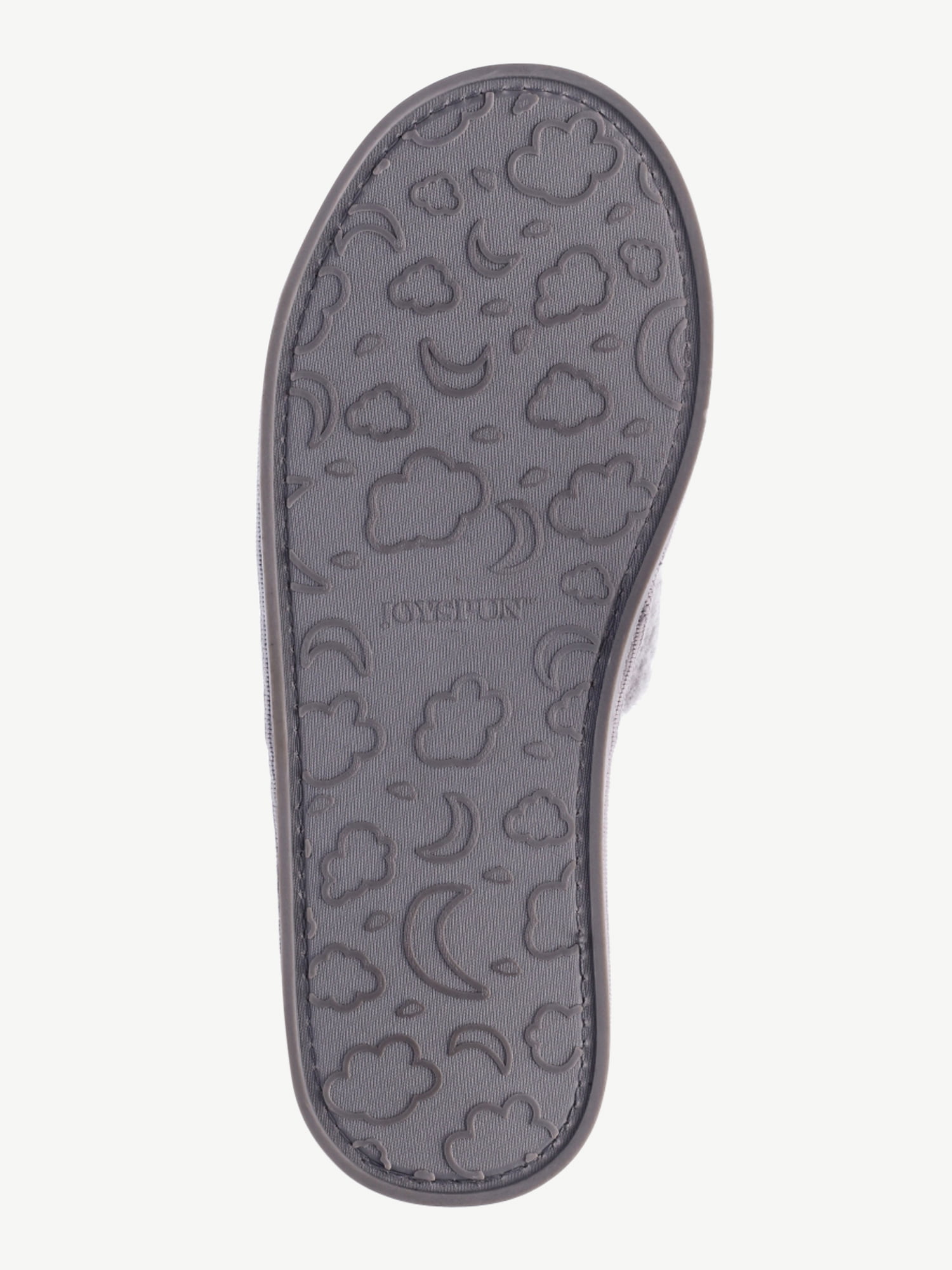 Joyspun Women's Quilted Single Band Slide Slippers, Wide-Width Available
