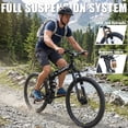 thumbnail image 5 of Ambifirner 26 Inch Folding Mountain Bike, 21 Speed Full Suspension High-Carbon Steel MTB Foldable Bicycle, Dual Disc Brake ,High Carbon Steel Frame for Adults Men Women, 5 of 7
