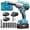 2X 4000MAH  Battery, variant on Seesii Electric Cordless Impact Wrench  1/2 885 ft-lbs (1200N.m) 3300IPM High Torque Brushelss Impact Gun 2x4.0Ah Battery 6 Sockets&Case