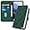 Green, variant on Case for Samsung Galaxy A13 5G Wallet Case with Card Holder Leather with Kickstand Card Slots Phone Case Durable Magnetic Shockproof Protective Cover for Samsung Galaxy A13 5G Brown YBS