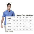 thumbnail image 5 of Damipow Men's Golf Shirts for Men | Short Sleeve Performance Polo Shirts for Men | Quick Dry Fit | Moisture Wicking |Sizes S-3XL, 5 of 6
