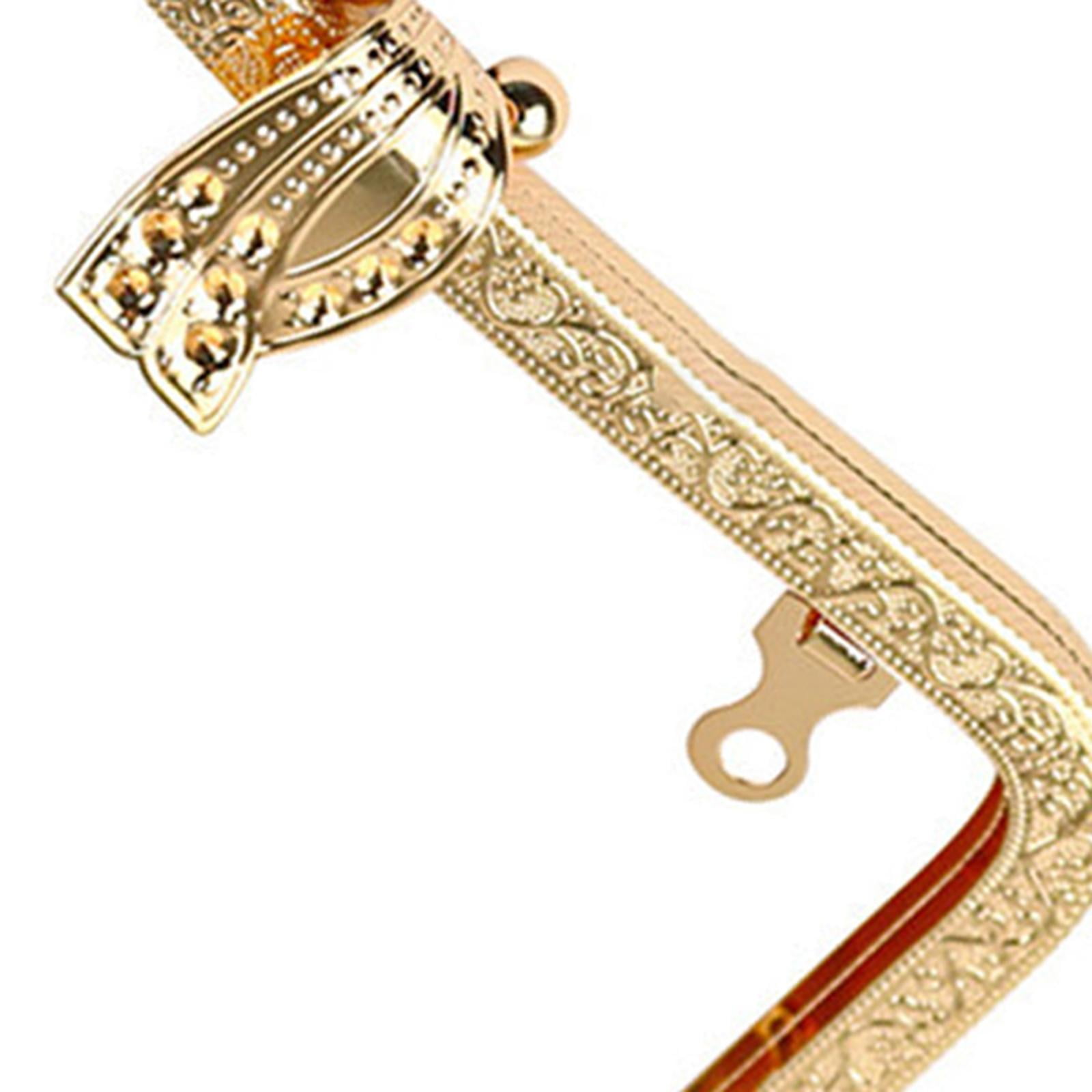 Braided Purse Strap 20\" PU Leather Handbag Handle With Golden Buckle...