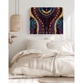 thumbnail image 3 of Yellow Purple Green Wall Art for Living Room,Canvas Picture Wall Decor for Bathroom Bedroom,Modern Geometric Abstract Painting Artwork for Office Kitchen Hallway Dining Room Home Decorations 24"x32", 3 of 8
