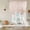 Terracotta, Sand, Peach, Apricot, variant on Dusty Rose Balloon Curtains for Windows, Bedroom Curtains 54 Inch Length, Vintage Solid Color Modern Minimalist Distressed Tie Up Curtains Panels Thermal Insulated Bathroom Curtains Window 42"x54"