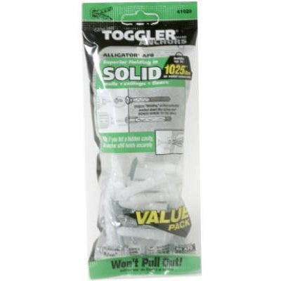 

Toggler Alligator Masonry Anchors Flanged 5/16-In. 20-Pk. 1 Pack