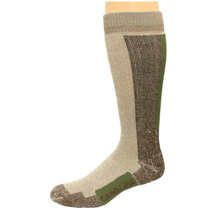 New Zealand Merino Wool - Carolina Ultimate Outdoor Obsession Merino Wool Blend 1 Pair, Brown Stripes, Men's 9-13