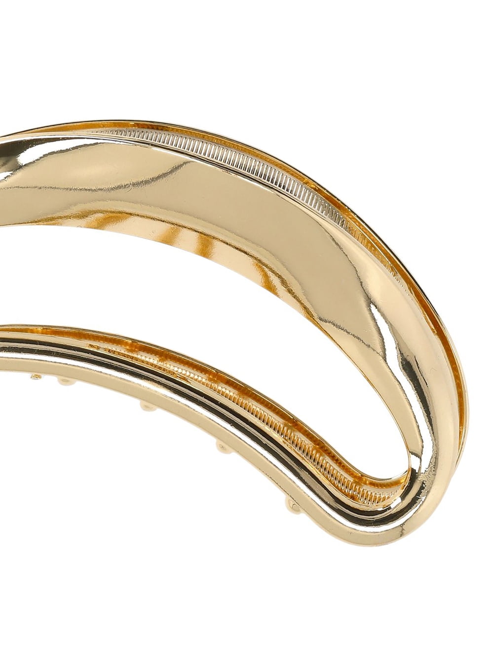 Time and Tru Women's Large Hair Claw Clip, Goldtone