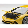 thumbnail image 6 of Autoart AA79132 Lamborghini Aventador S New Giallo Orion 1 by 18 Scale Model Car, Pearl Yellow, 6 of 10