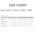 thumbnail image 6 of Next Level Men’s 100% Cotton T-Shirts Solid Color Bulk Wholesale Packs Tees for Printing or Everyday Wear (Bright +Dark Color 4 Pack, 4XL), 6 of 7