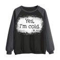 thumbnail image 5 of 2023 Chandail en Molleton Mode pour Femmes 50 % de Réduction Liquidation T-shirt Imprimé Manches Longues Blouse Col Rond Hauts Décontractés Chandail en Molleton, 5 of 5