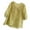 Yellow, variant on yunLCZ Ladies Blouse Discounted Linen Shirts For Women Summer 2025 Retro Embroidered 3/4 Sleeve Tops Loose Casual Boho Cute Blouses Trendy Office casual blouse with leggings