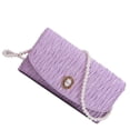 thumbnail image 1 of unbranded 1Ud Bolsa Retro En PU Con Tela De Morada Para Fiesta Viaje Y Uso Cotidiano, 1 of 8