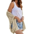 thumbnail image 3 of Batwing Sleeve Women Oversize Loose Cardigan Lightweight Cover, 3 of 5