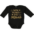 thumbnail image 3 of Inktastic New Year's Eve Squad with Stars in Gold Boys or Girls Long Sleeve Baby Bodysuit, 3 of 5