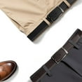 thumbnail image 4 of 2 Pack Mens Belt Leather Dress Casual Belt with Single Prong Buckle 1.5" Width Belts for Men Jeans,X25008,X25015, 4 of 7