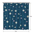 thumbnail image 5 of Waterproof Lovely Daisies Shower Curtain 72x72 Inch Boho Style Polyester Unique Shower Curtain for Bathroom Hotel Home Decor with 12 Plastic Hooks, 5 of 5