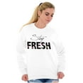 thumbnail image 3 of Stay Fresh To Death Beautiful Stylish Women Plus Size Crewneck Sweatshirt Brisco Brands 2X, 3 of 5