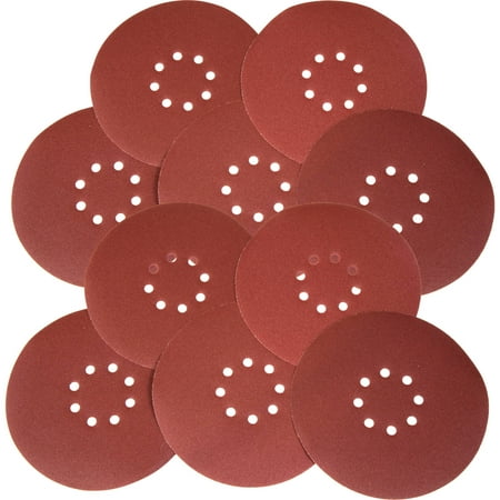 WEN Drywall Sander 120-Grit Hook and Loop 9-Inch Sandpaper, 10-Pack, 6369SP120