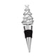 thumbnail image 1 of Tapón decorativo para botella de vino de Navidad, reutilizable, accesorio multiusos Plateado, 1 of 9