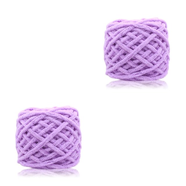 Ounissouiy Calcetines de hilo Chinlon de ganchillo de 100g, bufandas de hilo de una sola hebra tejidas a mano, accesorio de costura DIY para Type6 NO6
