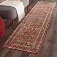 thumbnail image 2 of Safavieh Valencia 2'3" X 12' Power Loomed Polyester Rug in Red and Red, 2 of 4