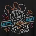 thumbnail image 3 of Disney - Minnie Mouse - Let's Eat Pizza - Juniors Ideal Flowy Muscle T-Shirt, 3 of 5