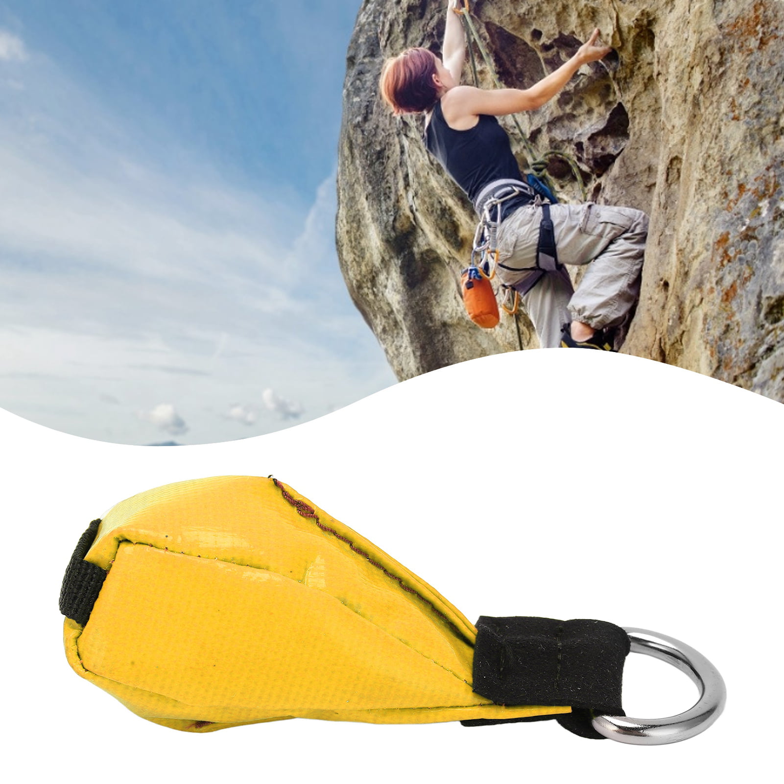 LEIPUPA 250g Throw Weight Bag Sandbag Throw Bag for Rock Climbing Mountaineering 