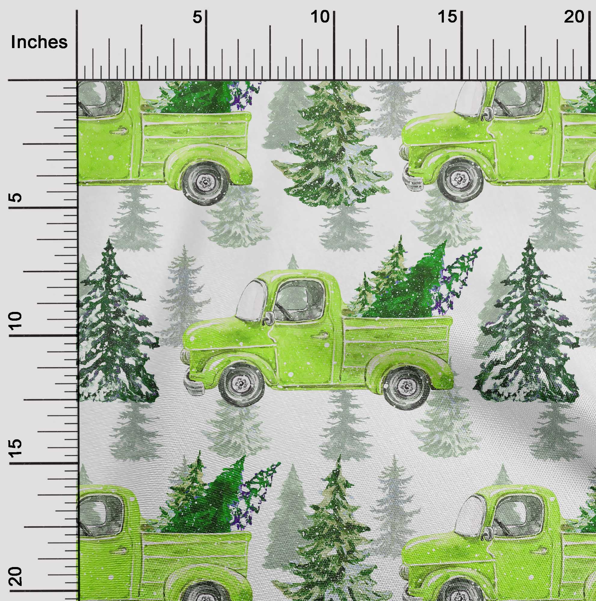 oneOone Cotton Jersey Light Green Fabric Merry Christmas Sewing Craft Projects Fabric Prints By Yard 58 Inch Wide