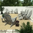 thumbnail image 2 of Highwood 12-pc Classic Westport Adirondack Set with 6 Classic Westport Adirondack Chairs, 3 Classic Westport Side Tables, and 3 Adirondack Ottomans - Outdoor, Eco-friendly, Synthetic Wood, 2 of 9